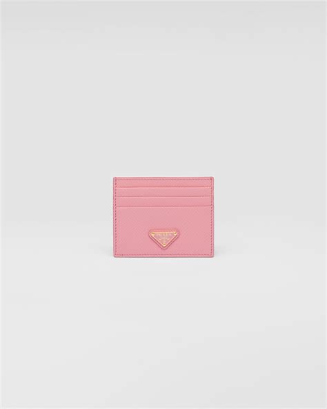 prada wallet on chain pink|prada card holder with zipper.